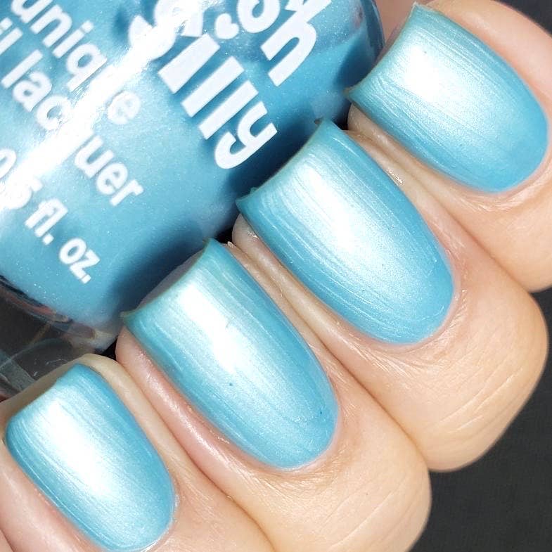 Dreamy- Bright Lights Solid Blue Nail Polish Lacquer