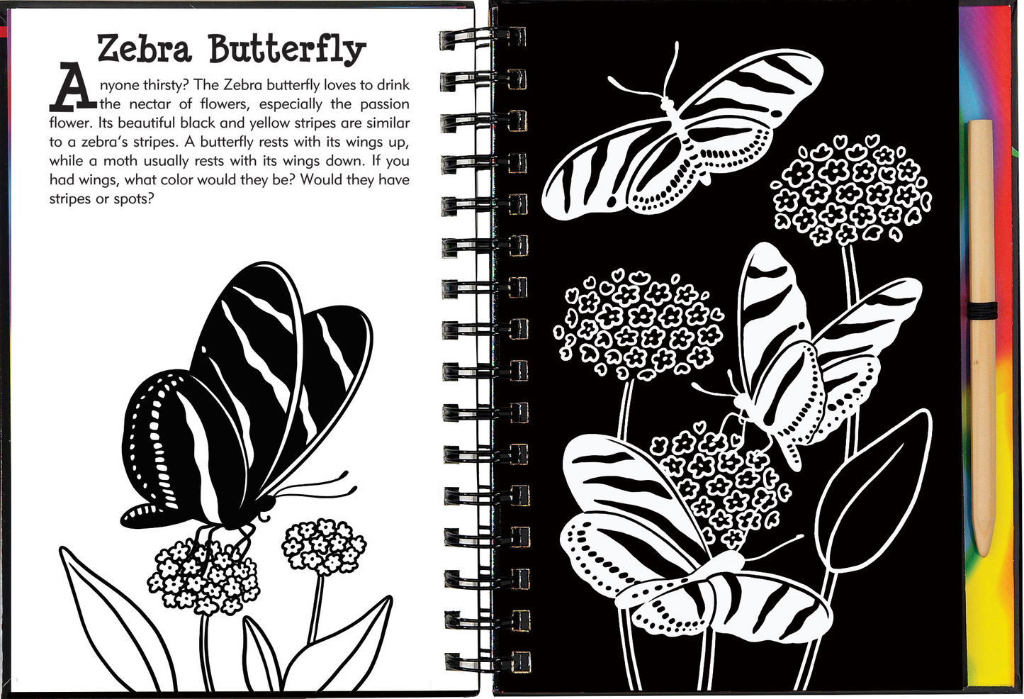 Scratch & Sketch™ Butterflies & Friends (Trace Along)