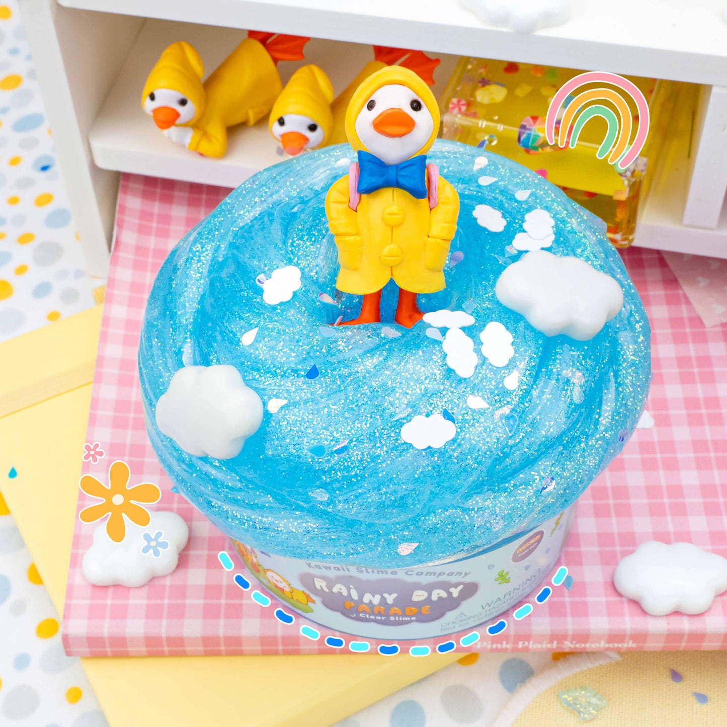 Rainy Day Parade Clear Slime (4pcs/case)
