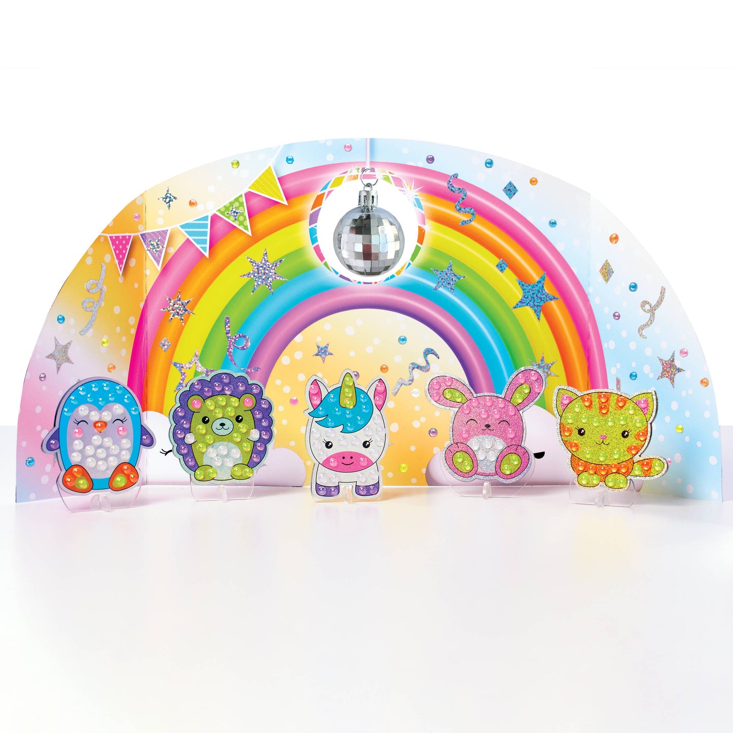 Bubble Gems Pearl Pals Disco Party Diamond Painting Kit