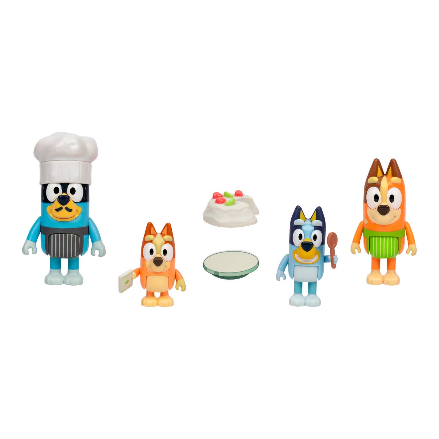 Moose Toys - Bluey Let’s Play Chef Pavlova 4-Pack Figure Set