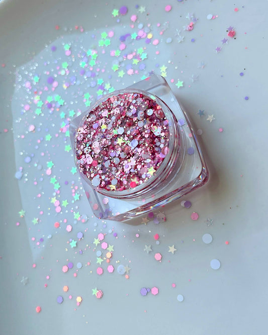 Pink Amethyst Face and Body Glitter