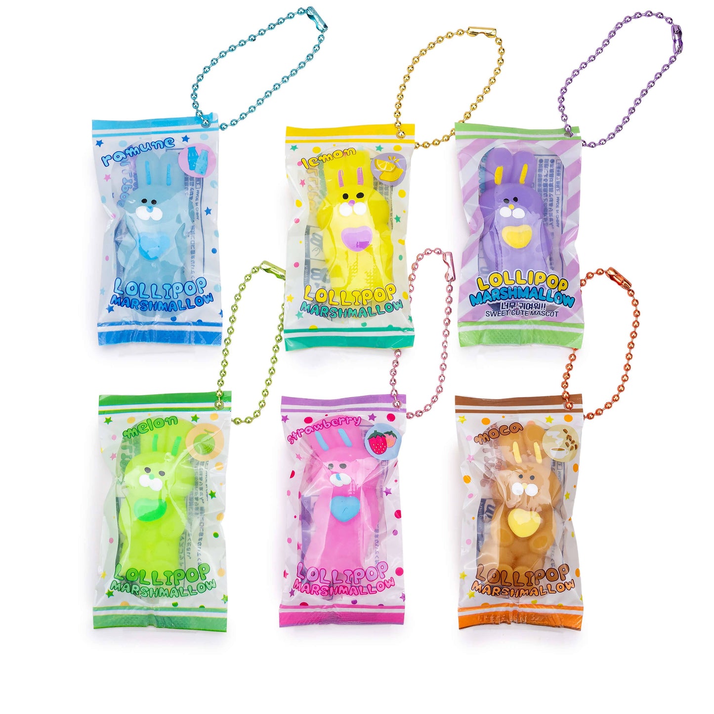 Bunny Marshmallow Candy Capsule Toy (6pcs/case)