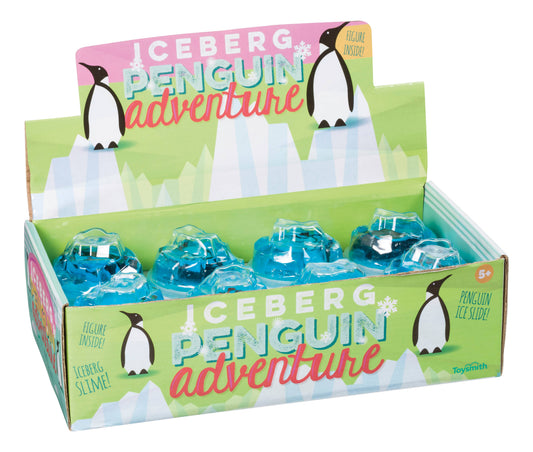 Iceberg Penguin Slime - holiday, Stocking Stuffers