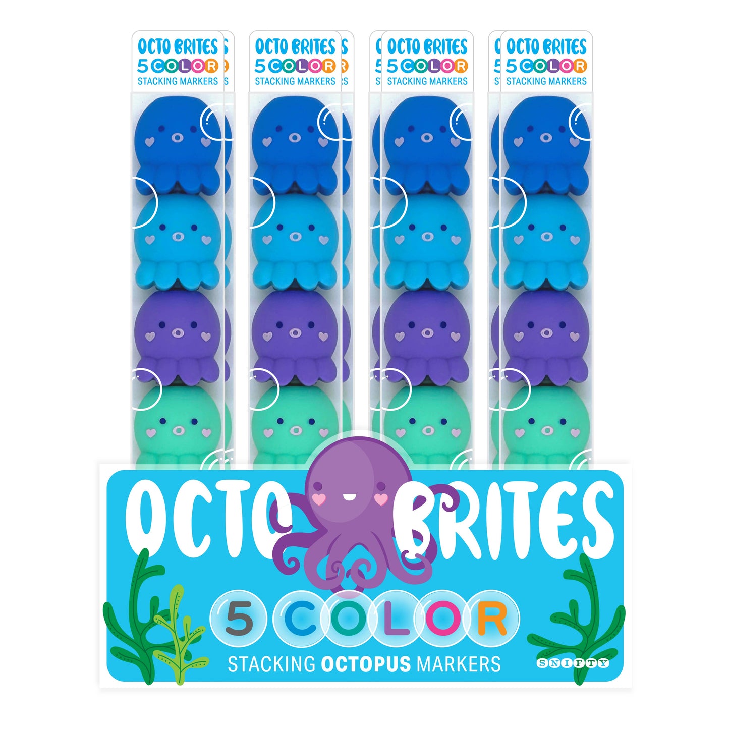 OCTO BRITES  STACKABLE MARKERS - DISPLAY OF 12