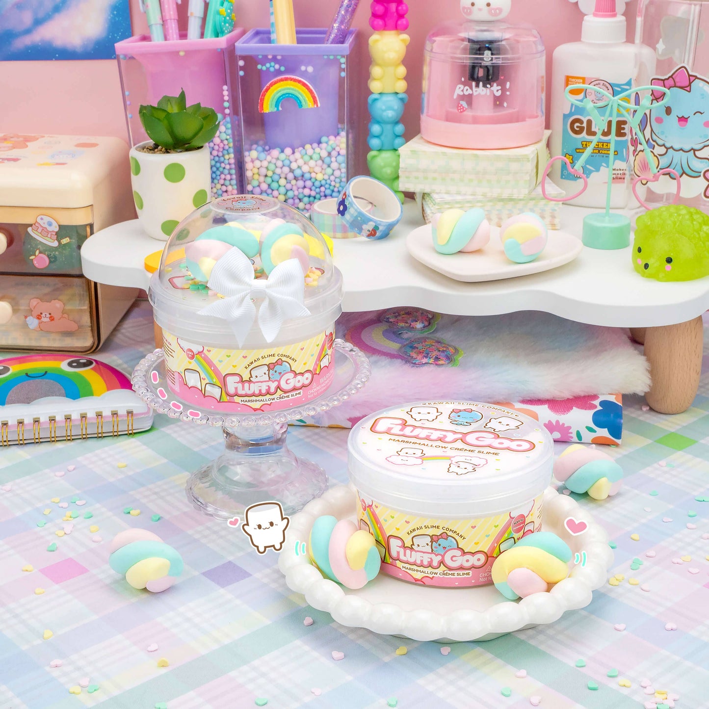 Fluffy Goo Classic Marshmallow Slime (4pcs/case)