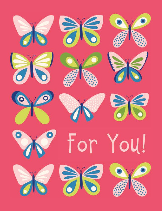 Butterfly Glitter Gift Enclosure