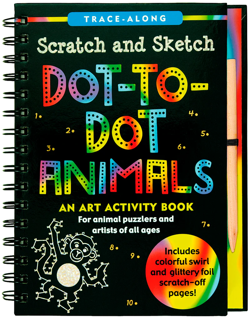 Dot-To-Dot Animal Scratch & Sketch