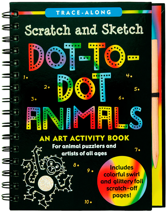 Dot-To-Dot Animal Scratch & Sketch