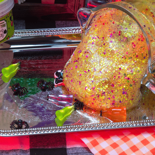 Bubonic Tonic Clear Glitter Slime