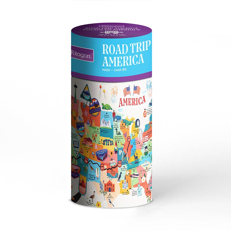 Road Trip America 1000 Piece Kids Puzzle