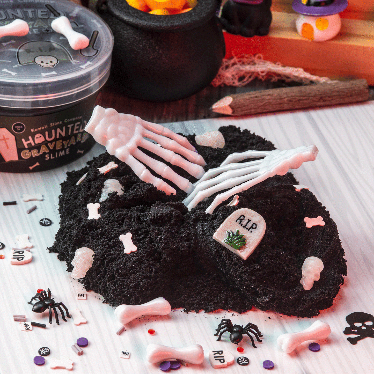 Haunted Graveyard Cloud Creme Slime (4pcs/case)