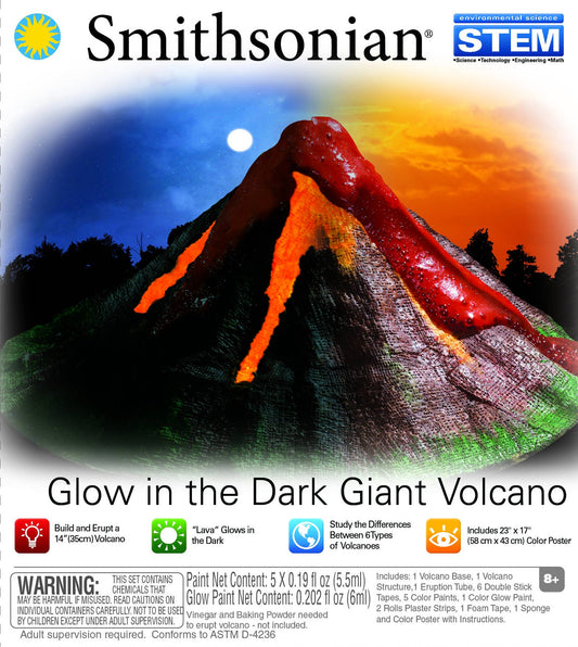 Smithsonian Glow in the Dark Giant Volcano