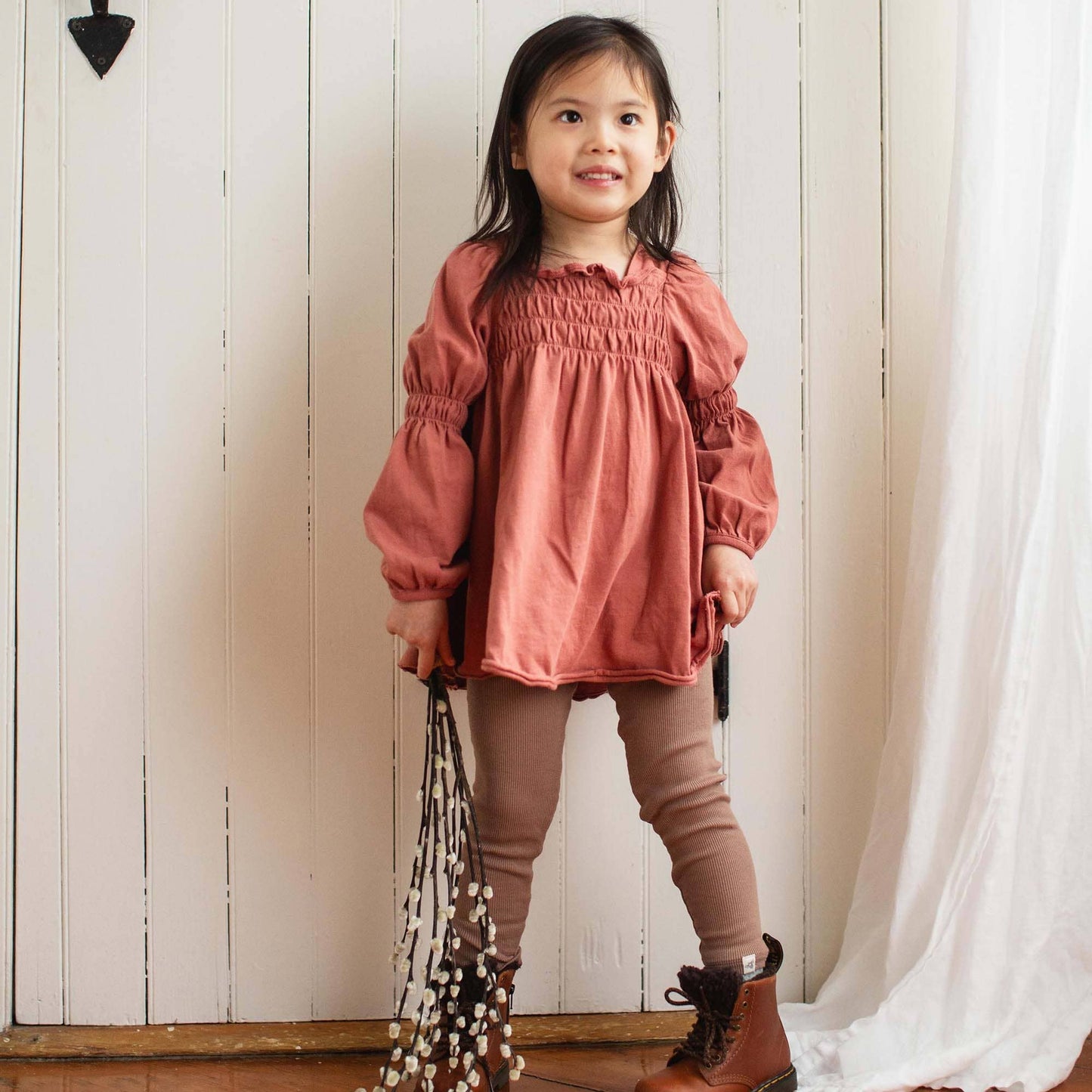 Smocked Infant Tunic Set