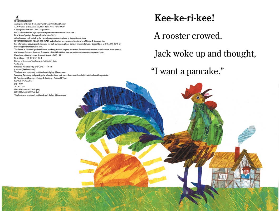 Pancakes, Pancakes!/Ready-to-Read Level 1 by Eric   Carle