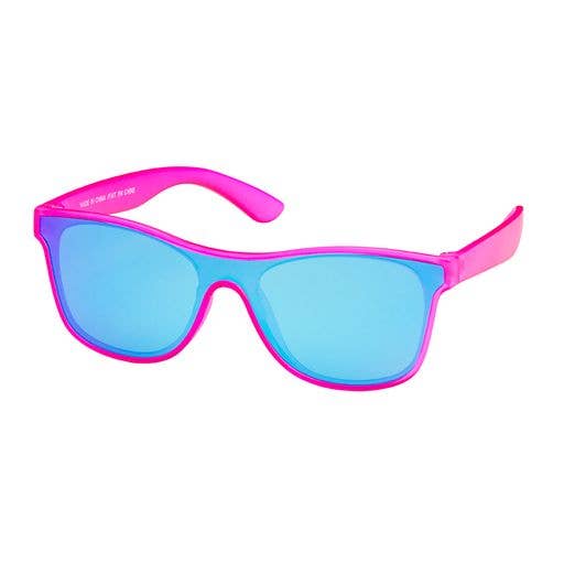 K6897 Kids - Pop Color Mirror Frames Kids Sunglasses