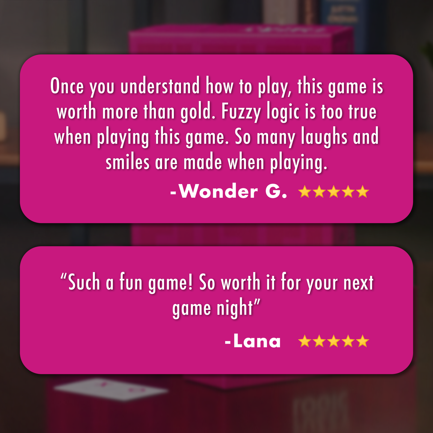 Fuzzy Logic - Riddle Clue Giving Party Game Great Gift