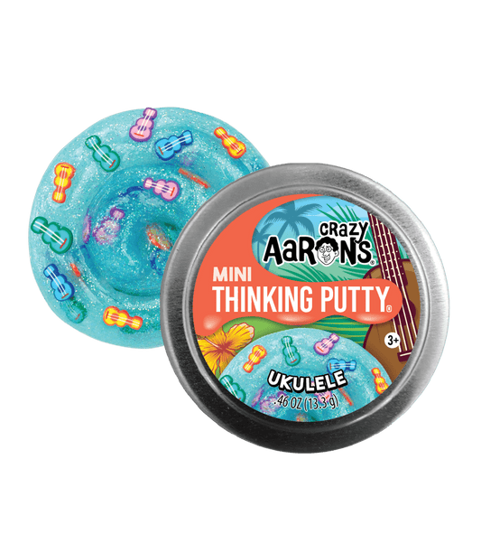 Mini Ukulele - 2" Thinking Putty Tin