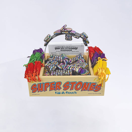 Wooden Super Stones Display - Display Only
