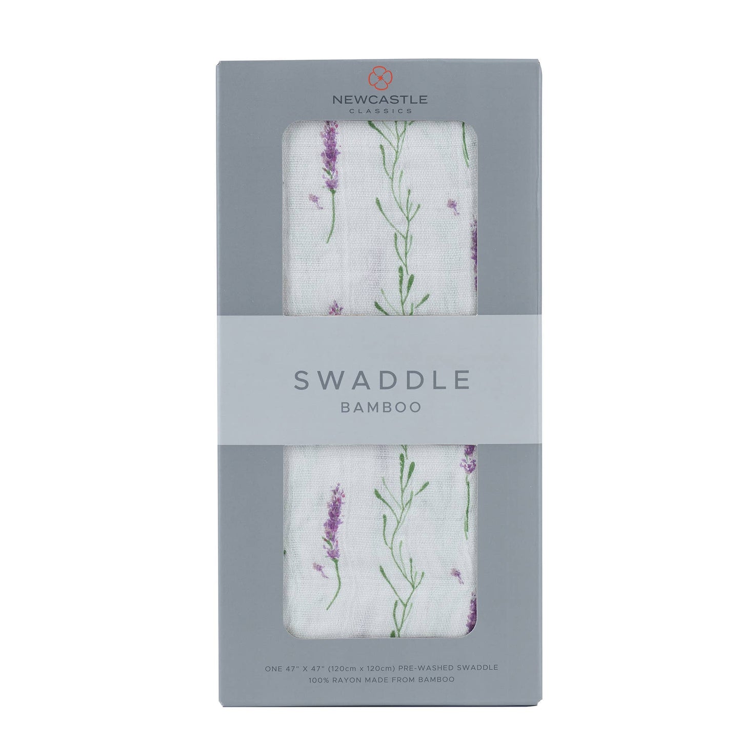 Lavender Stems Swaddle