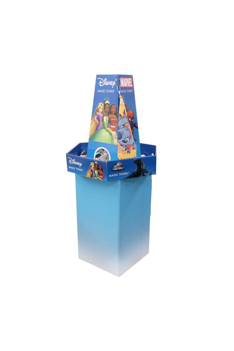 UPD 12490 Disney Magic Towels with Floor Display - 144pcs