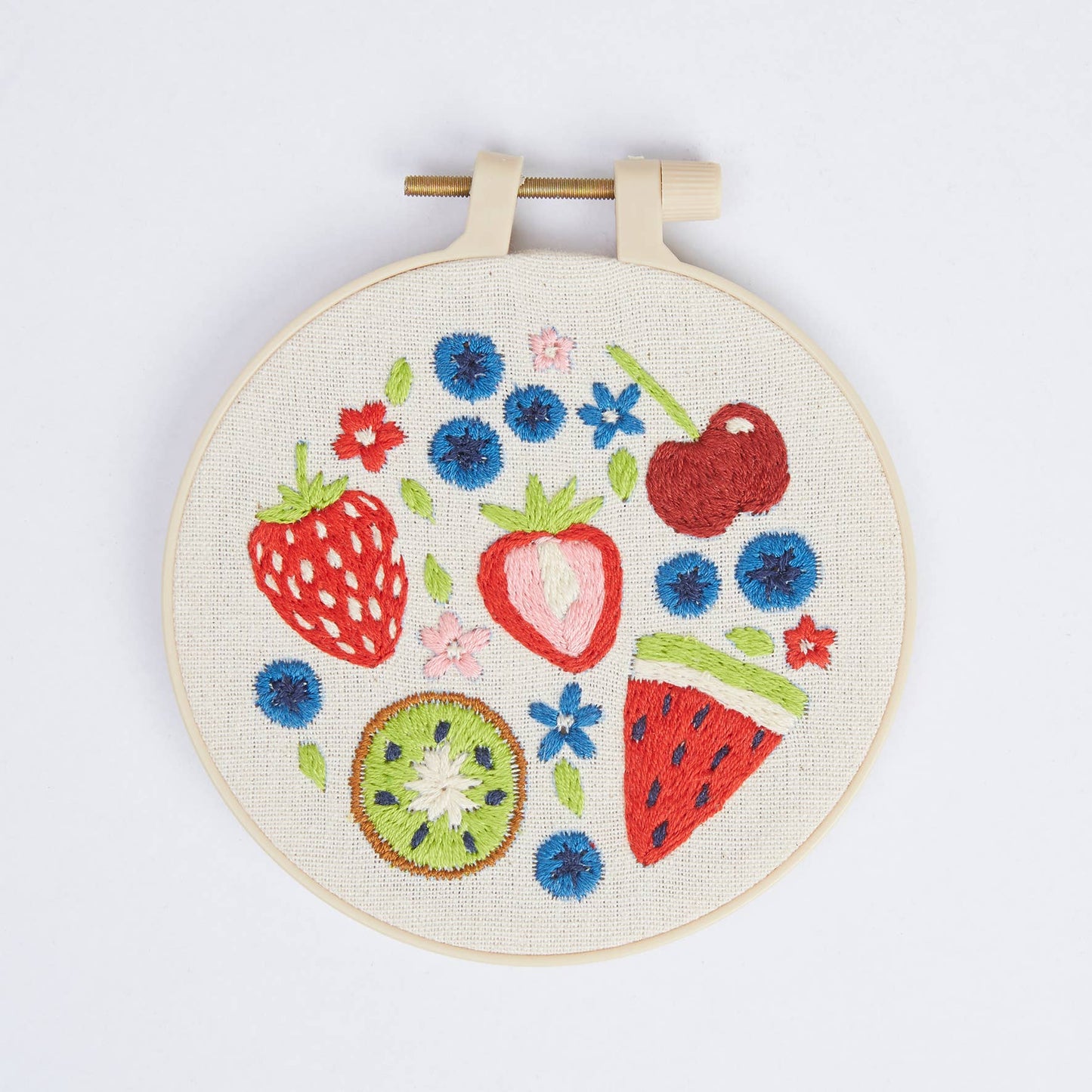 Embroidery By Numbers Stitch Kit - Summer Fruits