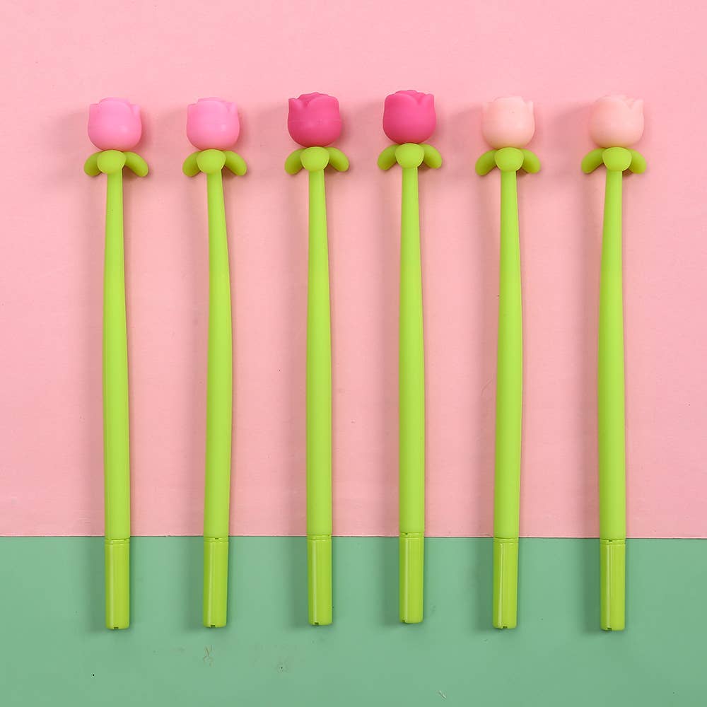 22679 ROSE WIGGLE GEL PEN-36