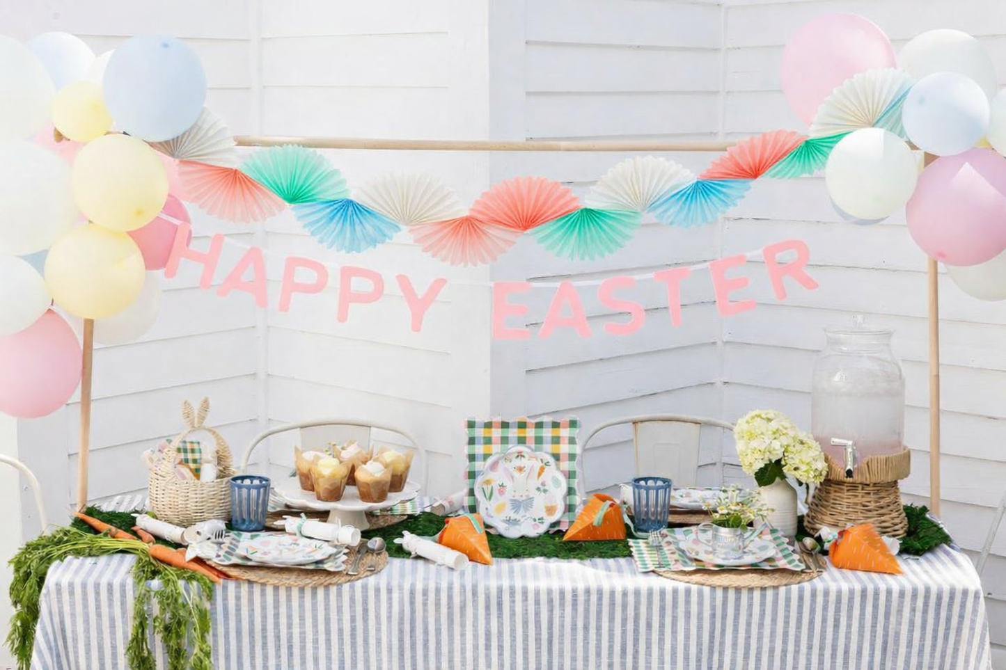 Pastel Tissue Fan Banner