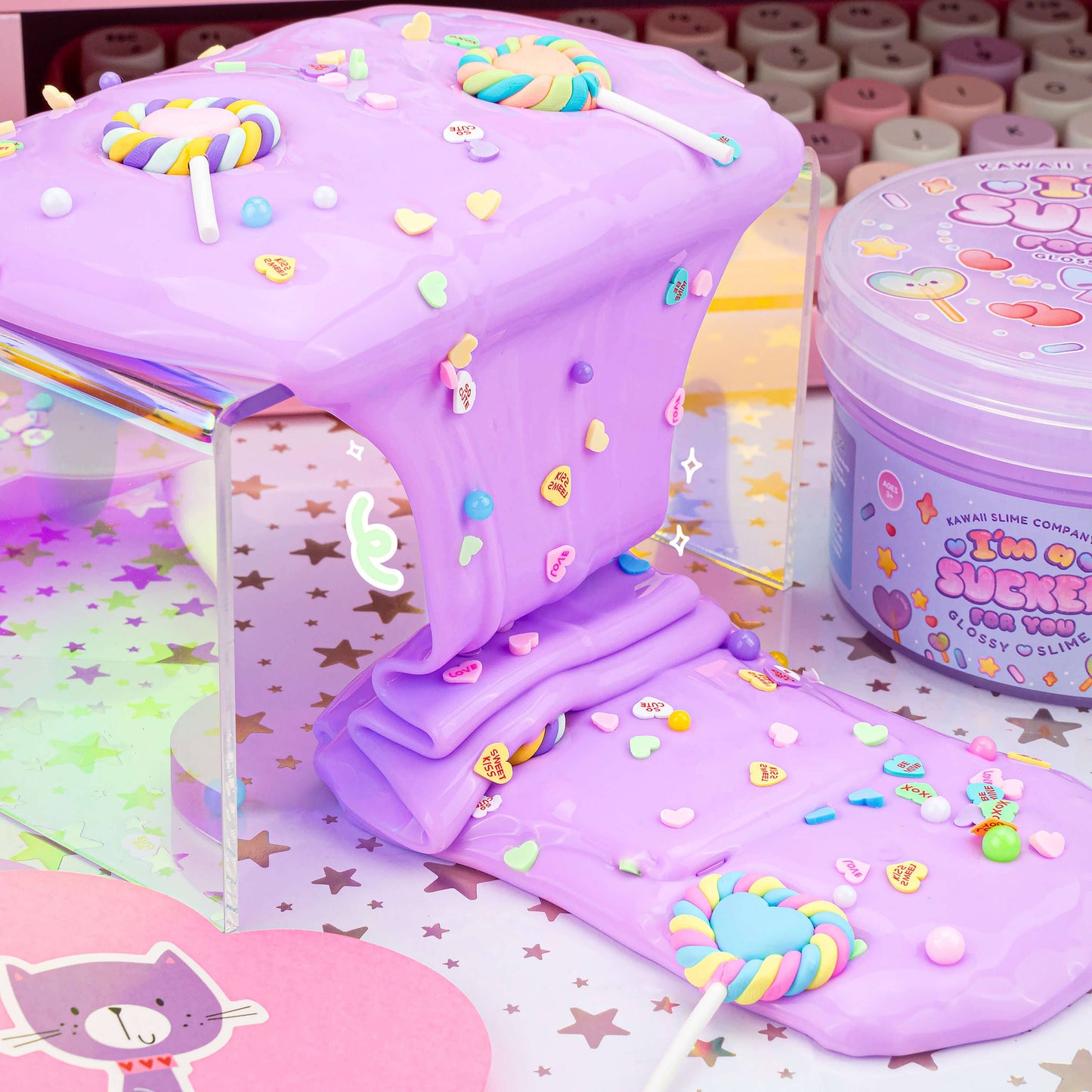 I'm A Sucker For You Glossy Signature Dome™ Slime (4pc/case)