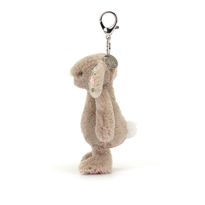 Blossom Beige Bunny Petal Bag Charm