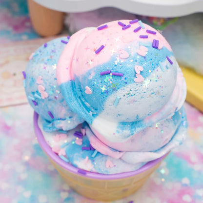 Cotton Candy Scented Ice Cream Pint Slime