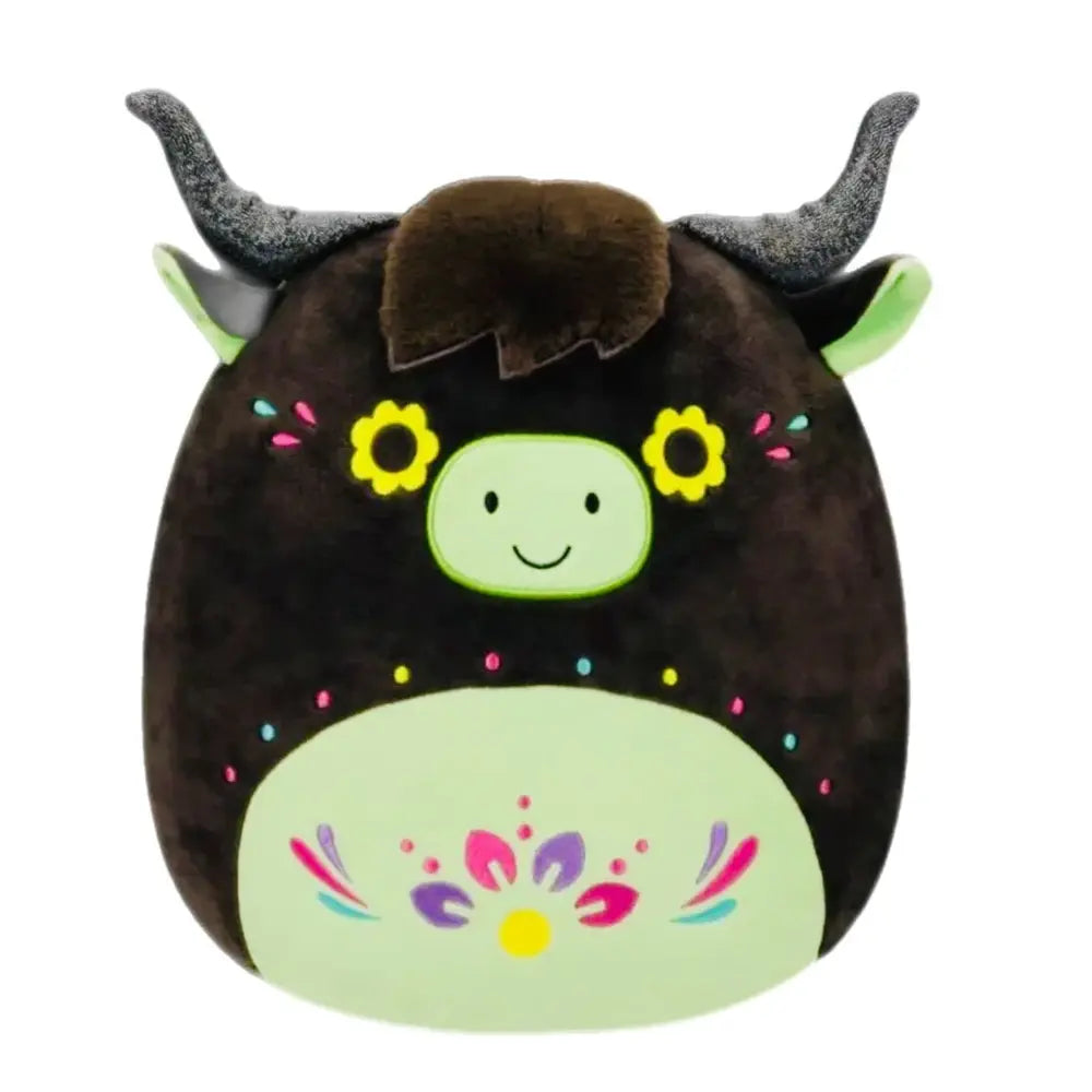 Halloween Squishmallow Catrina the Highland Cow Day of the Dead Plush