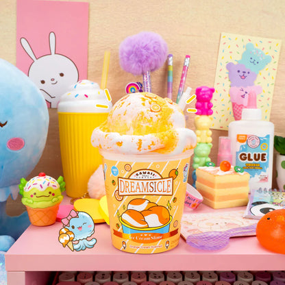 Dreamsicle Scented Ice Cream Pint Slime