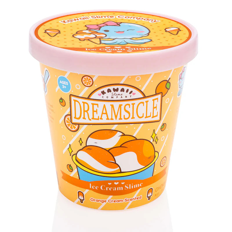 Dreamsicle Scented Ice Cream Pint Slime