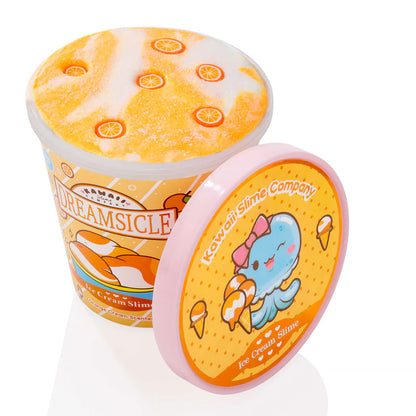 Dreamsicle Scented Ice Cream Pint Slime