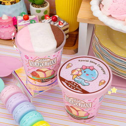 Neapolitan Scented Ice Cream Slime