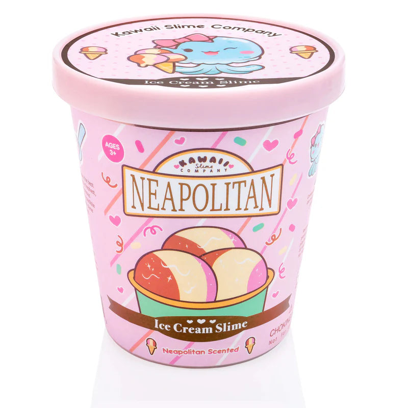 Neapolitan Scented Ice Cream Slime