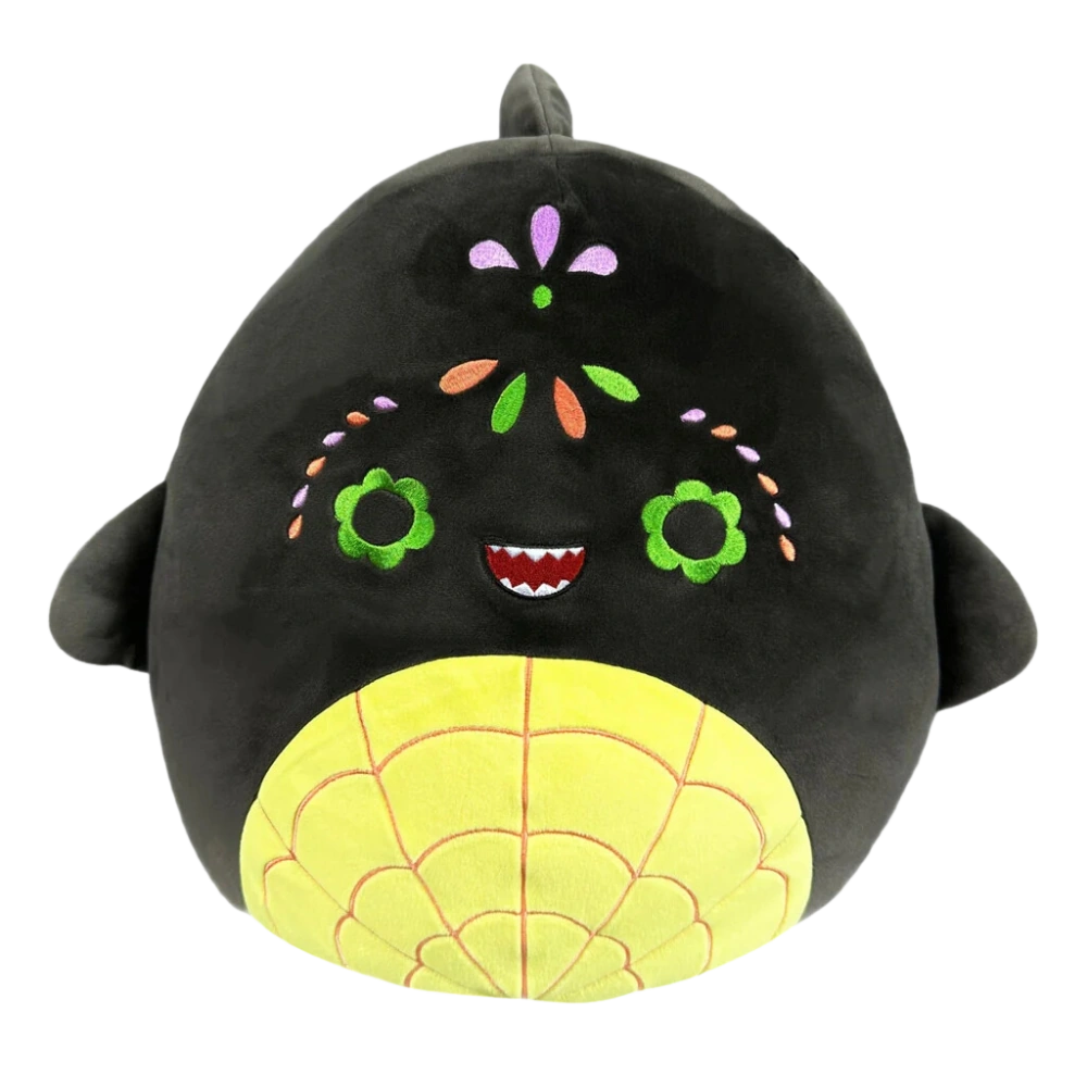 Halloween Squishmallow Oceana the Shark Day of the Dead Plush