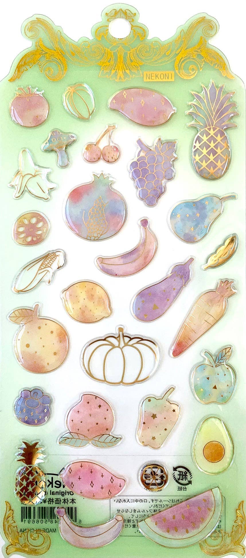 Fruit Gel Stickers