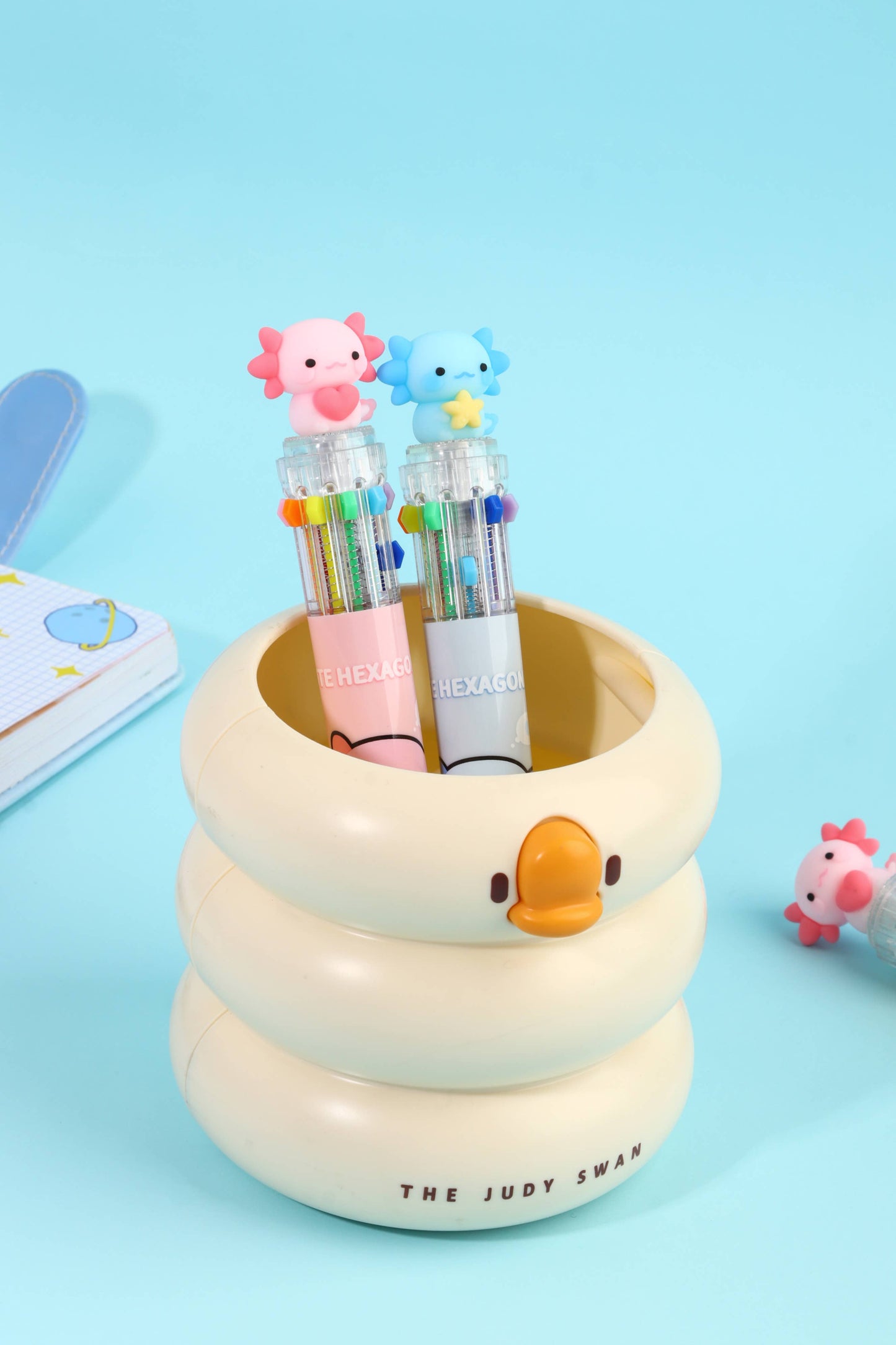 23035 Axolotl 10-Color Retractable Ball Pen-36