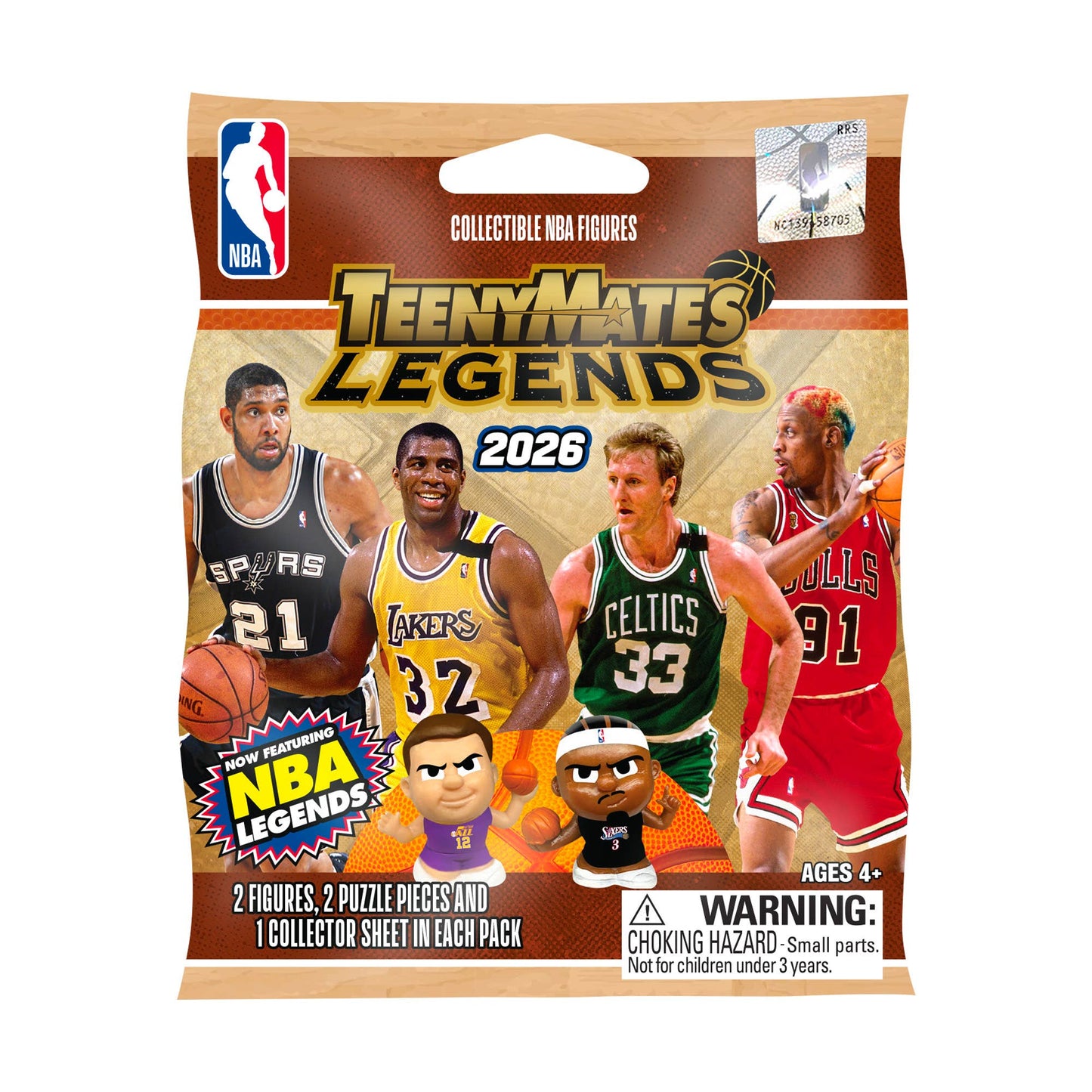 TeenyMates Legends NBA 2026 Players–32-Pack Counter Display