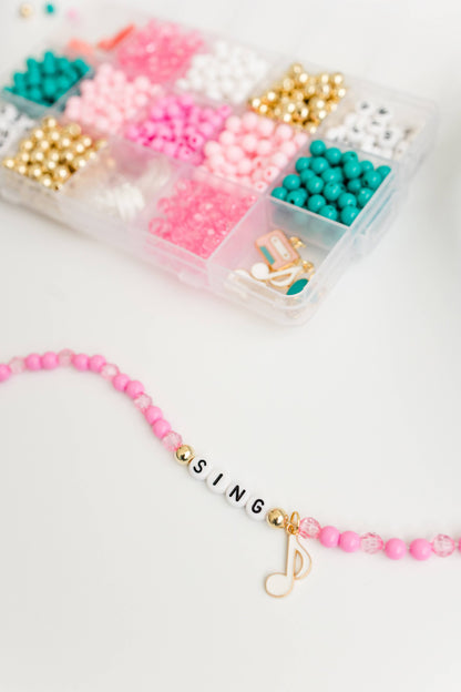 Bubblegum Groove DIY Stretchy Bracelet Craft Kit