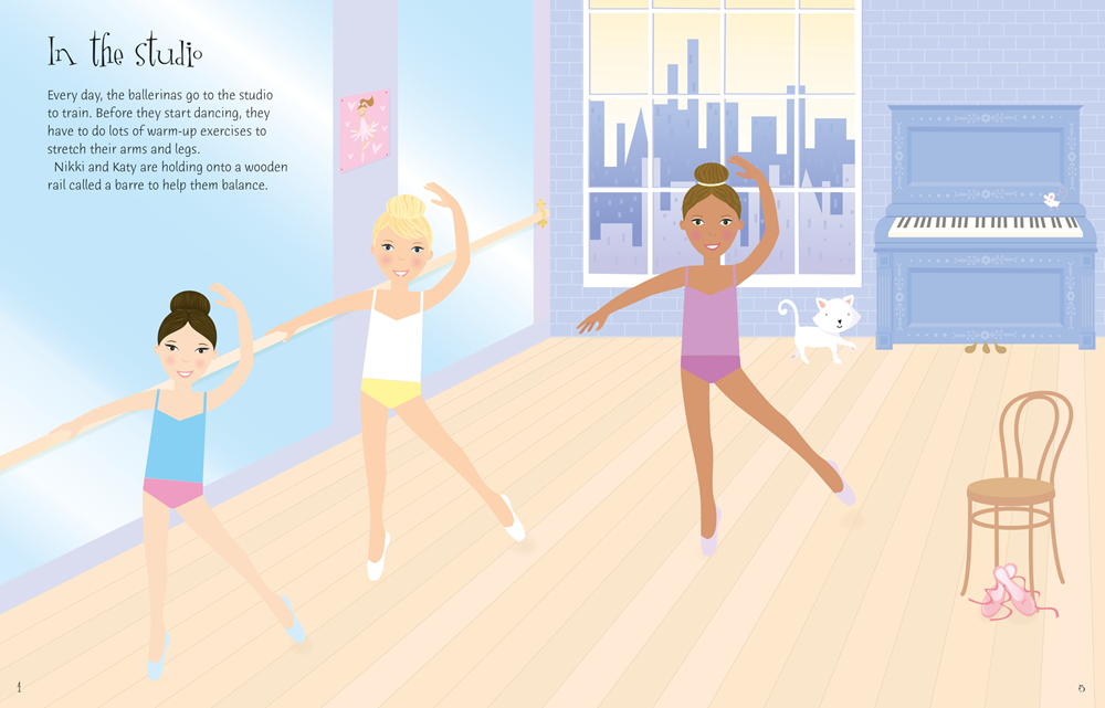 Sticker Dolly Dressing Ballerinas : Usborne