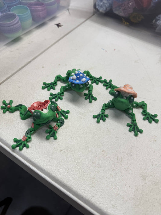 Mushroom and Rose Frog Variety