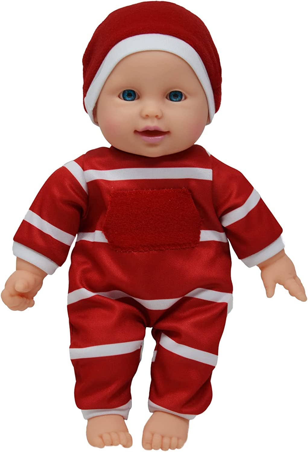 The New York Doll Collection 11" Doll Striped W/ Pacifier