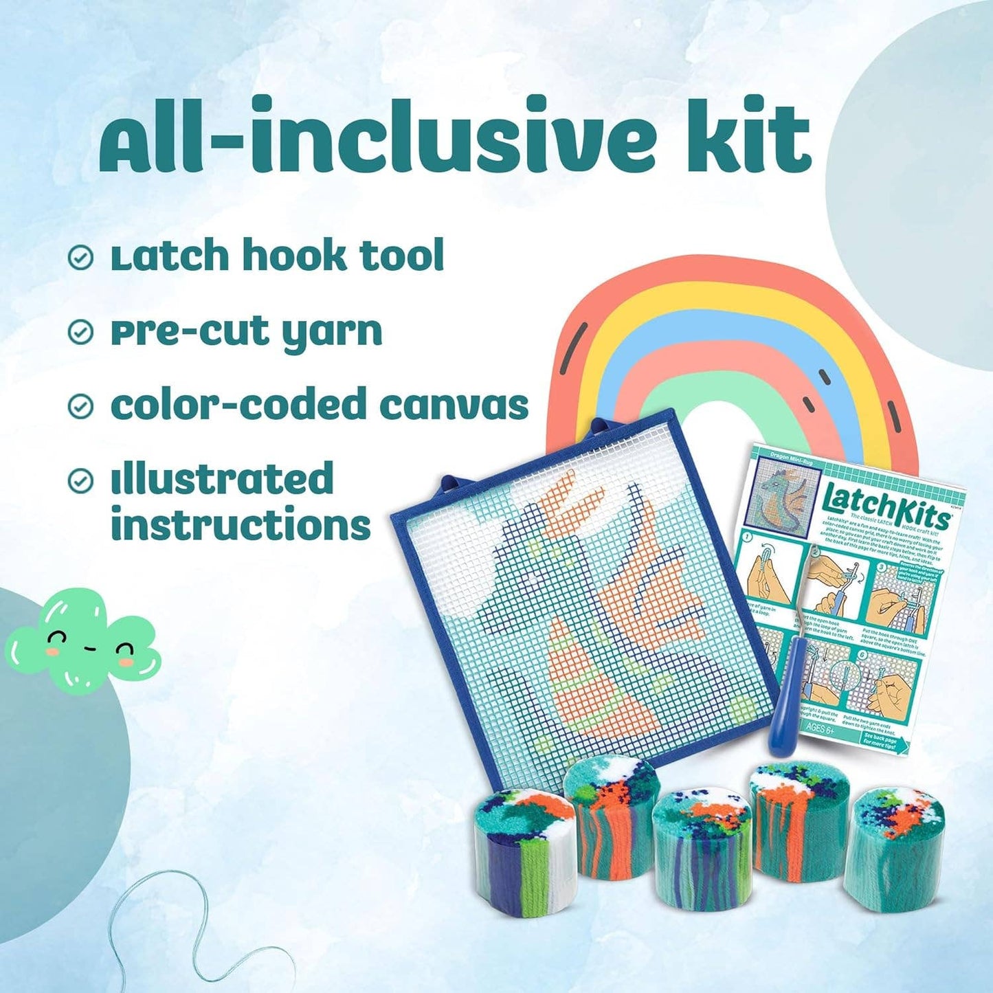 Latchkits Craft Kits - Dragon - Kids Arts and Crafts