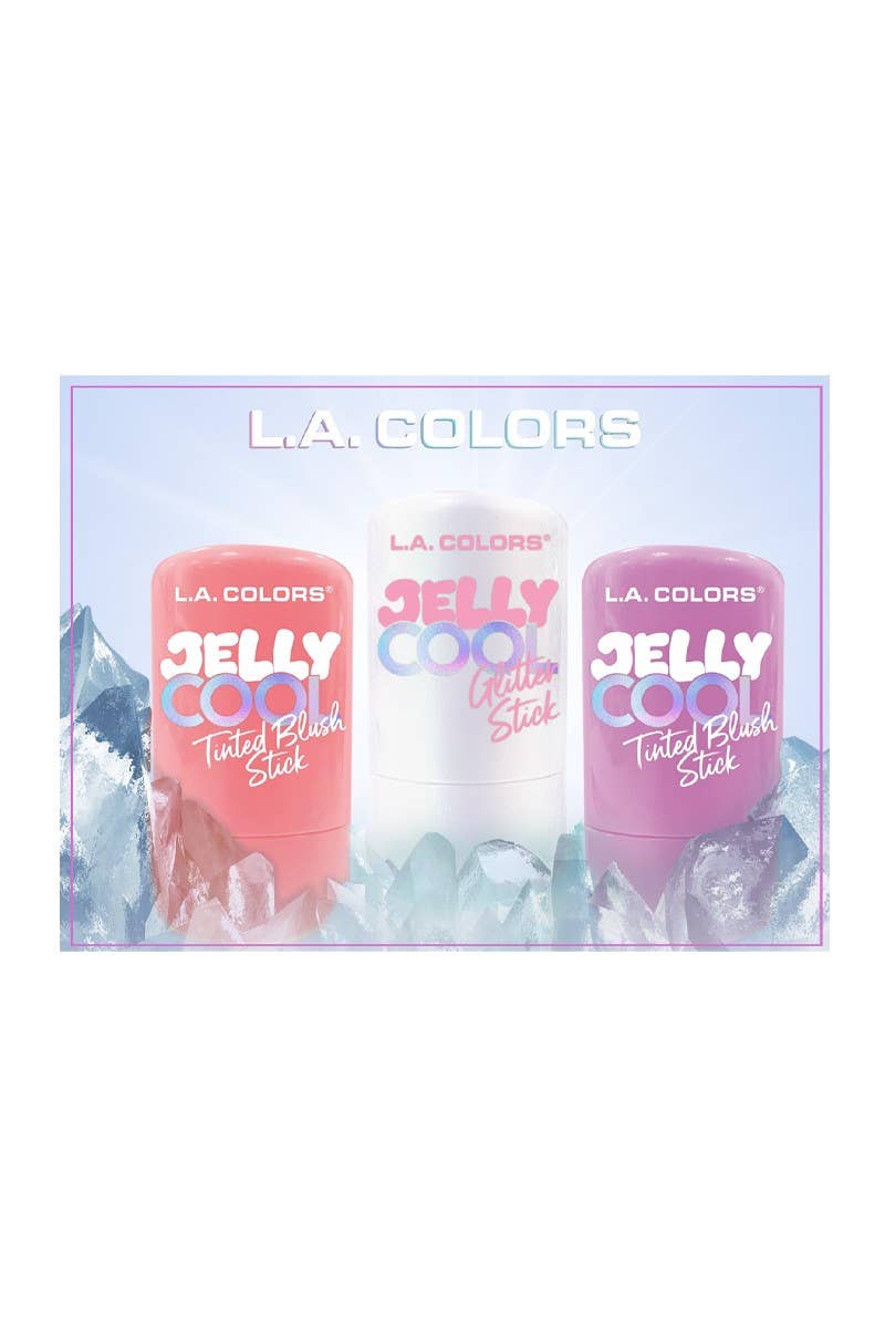 LA Colors CPD820 Jelly Tinted Blush & Glitter Sticks - 24 pc