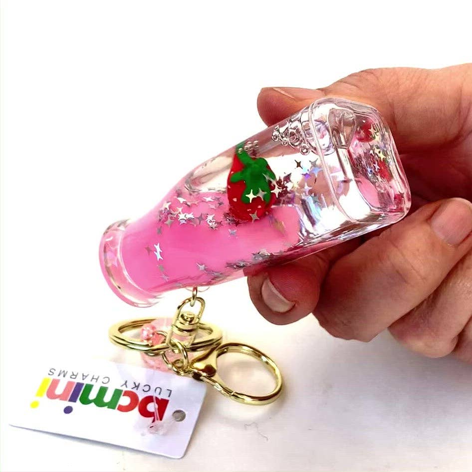 Fruit Bottle Floaty Key Charm