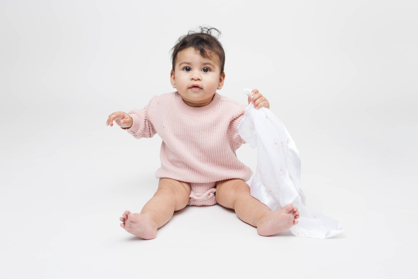 2-Pack Cotton Security Blankets 16" x 16" – Bows