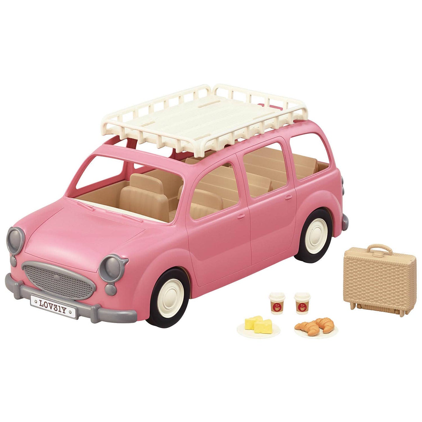 Calico Critters Family Picnic Van, Toy Vehicle for Dolls